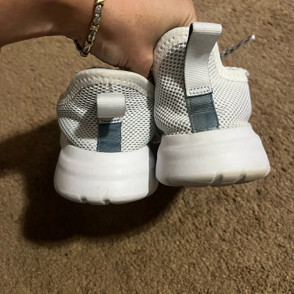 Adidas White and Cream Sneakers